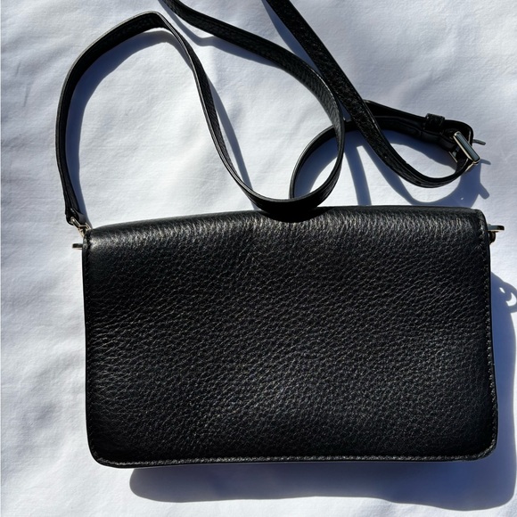 Tory Burch Black Leather Crossbody Bag - Picture 2 of 12